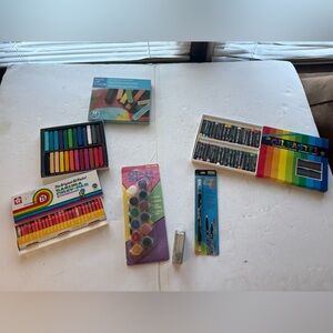 Colorful Art Supplies Set